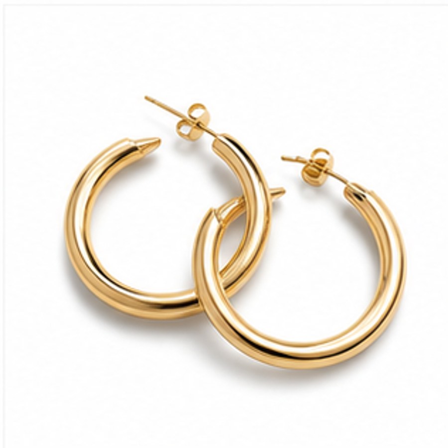 Gold Hoop Earrings
