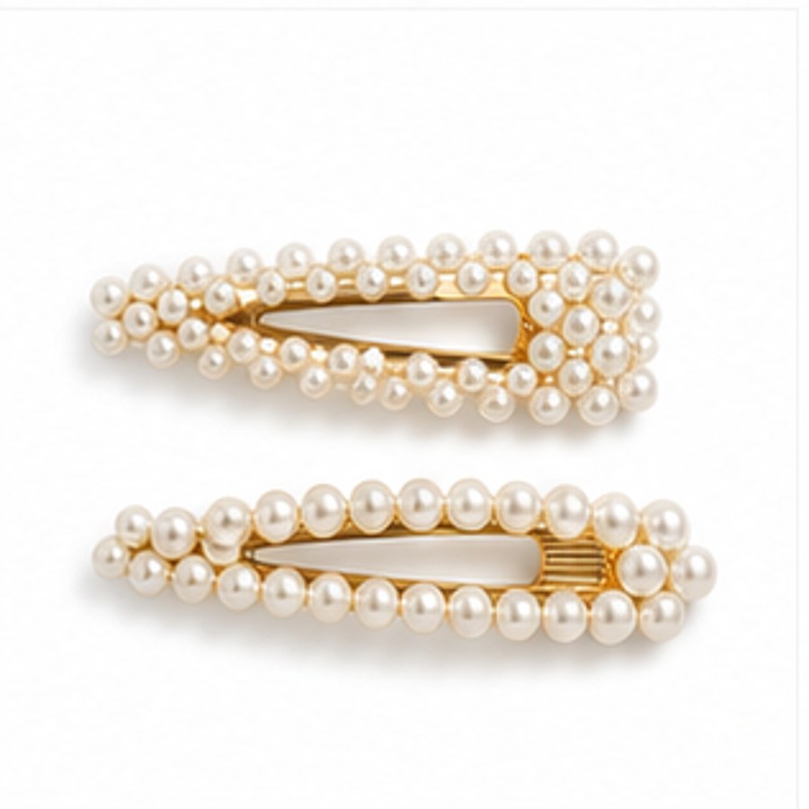 Pearl Hair Clip Set