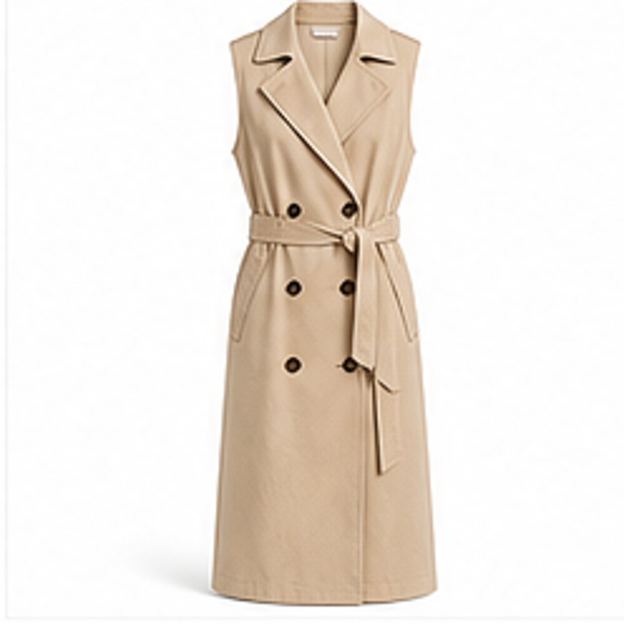 Belted Trench Vest