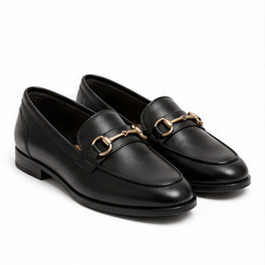 Black Office Loafers